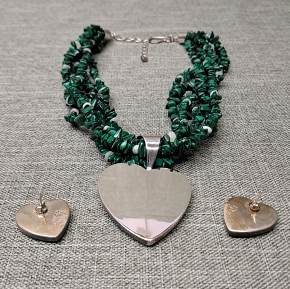 Jay King Mine Finds DTR 925 Multi Stone Statement Necklace Pendant Earrings Set - Picture 5 of 16